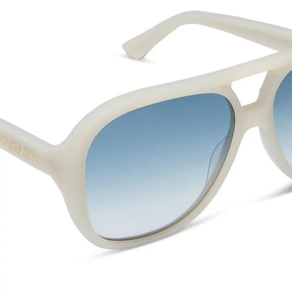 PAULINE - MERINGUE + BLUE GRADIENT SUNGLASSES