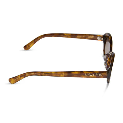 SABRINA - HONEY TORTOISE + BROWN GRADIENT SUNGLASSES