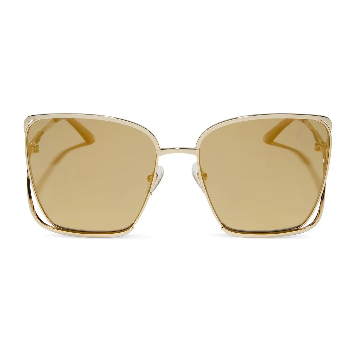 FRANCESCA - GOLD + CAFÉ OLE + GOLD FLASH POLARIZED SUNGLASSES