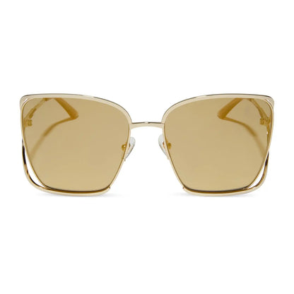 FRANCESCA - GOLD + CAFÉ OLE + GOLD FLASH POLARIZED SUNGLASSES