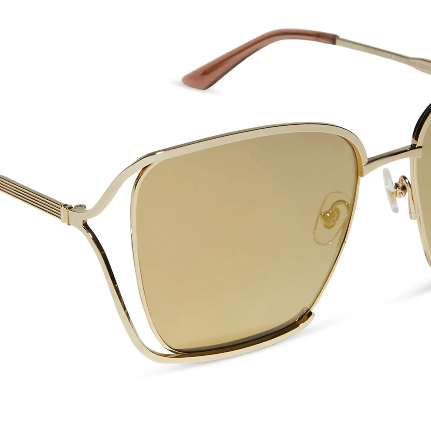 FRANCESCA - GOLD + CAFÉ OLE + GOLD FLASH POLARIZED SUNGLASSES