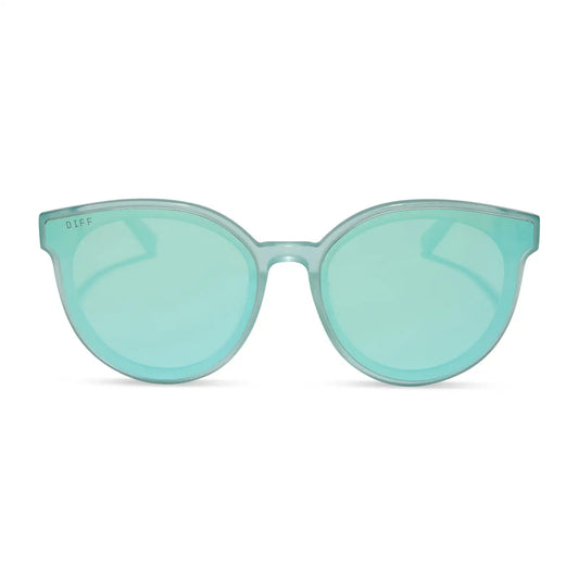 GEMMA - AQUATIC AWE + AQUATIC AWE MIRROR SUNGLASSES