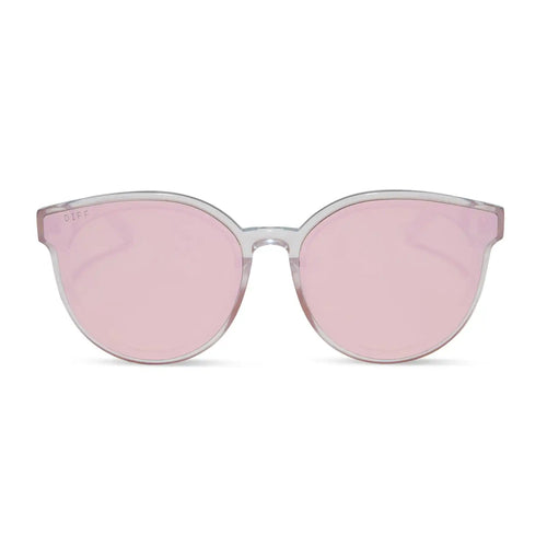 GEMMA - OPALESCENT PINK + CHERRY BLOSSOM MIRROR SUNGLASSES