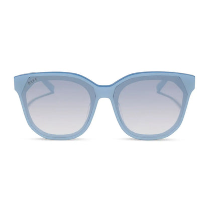GIA - LIGHT BLUE + SLATE GRADIENT FLASH SUNGLASSES