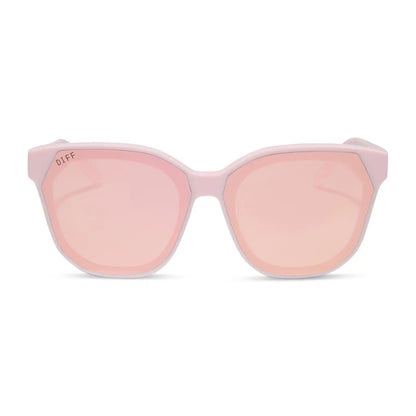GIA - POWDER PINK + CHERRY BLOSSOM MIRROR SUNGLASSES