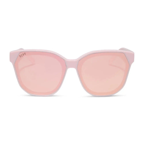 GIA - POWDER PINK + CHERRY BLOSSOM MIRROR SUNGLASSES