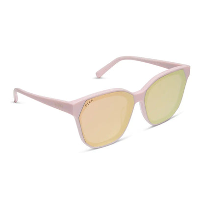 GIA - POWDER PINK + CHERRY BLOSSOM MIRROR SUNGLASSES