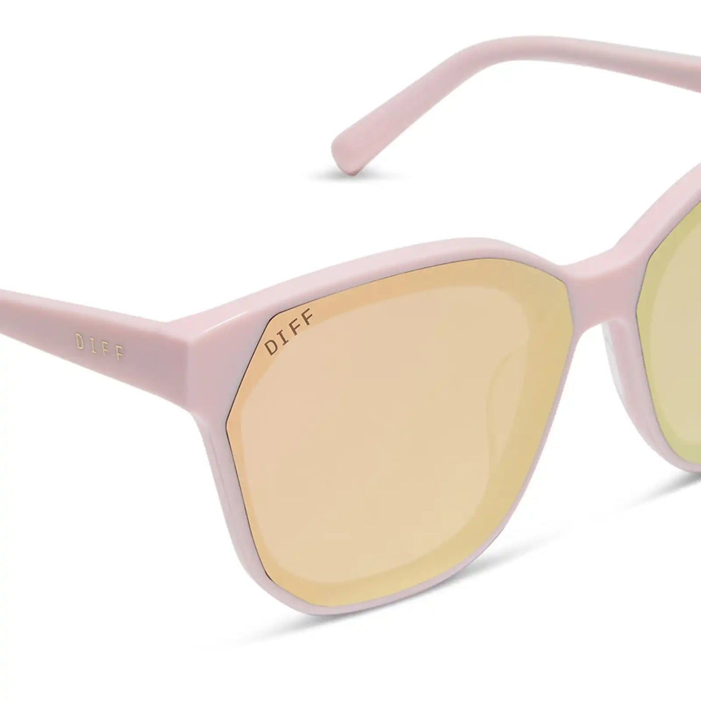GIA - POWDER PINK + CHERRY BLOSSOM MIRROR SUNGLASSES