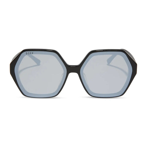 GIGI - BLACK + GREY FLASH SUNGLASSES