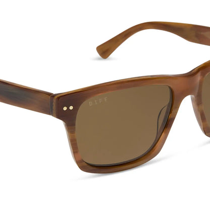 GINO XL - LONGHORN + BROWN + POLARIZED SUNGLASSES