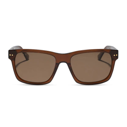 GINO XL - WHISKEY + BROWN + POLARIZED SUNGLASSES