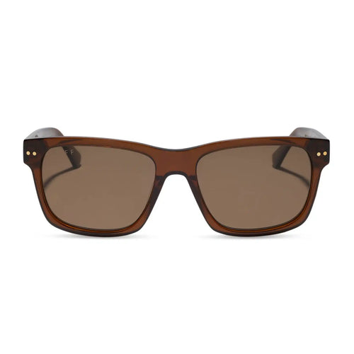 GINO XL - WHISKEY + BROWN + POLARIZED SUNGLASSES