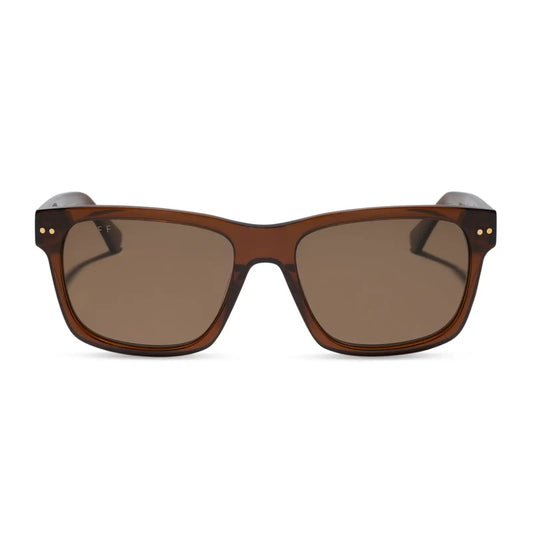 GINO XL - WHISKEY + BROWN + POLARIZED SUNGLASSES