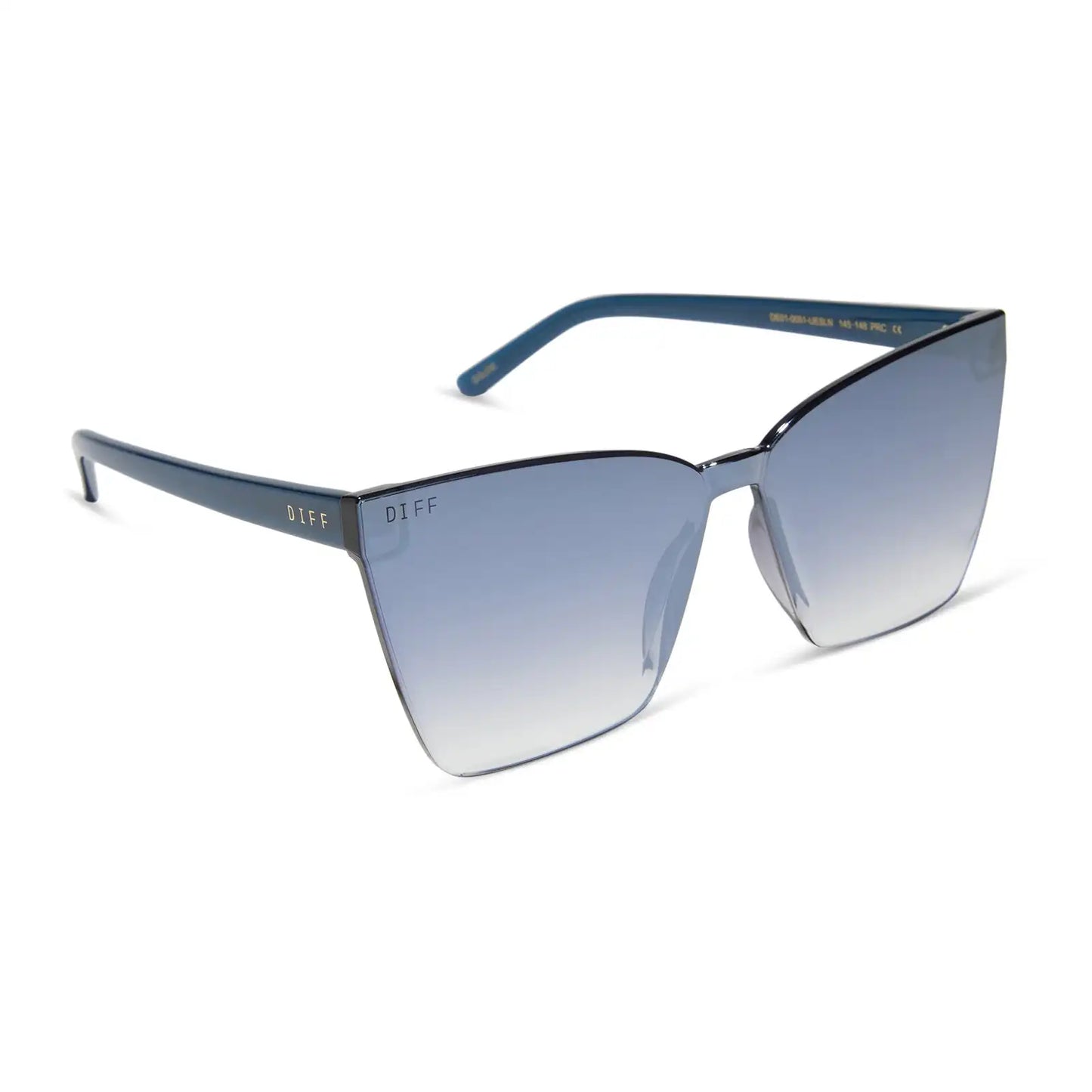 GOLDIE - CLUBHOUSE BLUE + SLATE GRADIENT FLASH SUNGLASSES