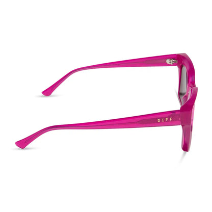 GREER - BRIGHT TULIP + GREY SUNGLASSES