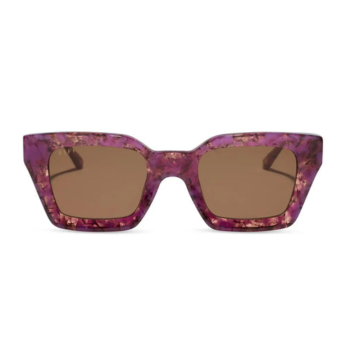 GREER - LAVENDER HAZE TORTOISE + BROWN + SUNGLASSES