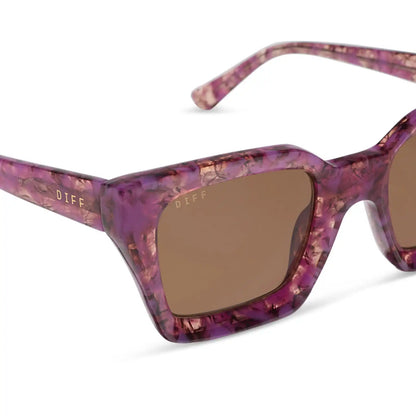 GREER - LAVENDER HAZE TORTOISE + BROWN + SUNGLASSES
