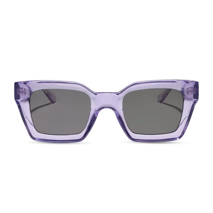 GREER - LILAC CRYSTAL + GREY + POLARIZED + SUNGLASSES