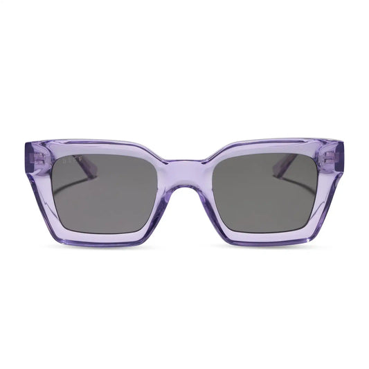 GREER - LILAC CRYSTAL + GREY + POLARIZED + SUNGLASSES