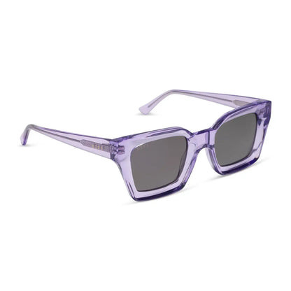 GREER - LILAC CRYSTAL + GREY + POLARIZED + SUNGLASSES