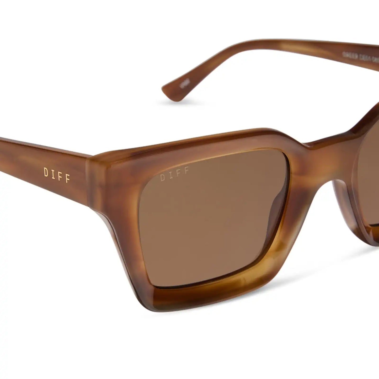 GREER - TAWNY TORTOISE + BROWN SUNGLASSES