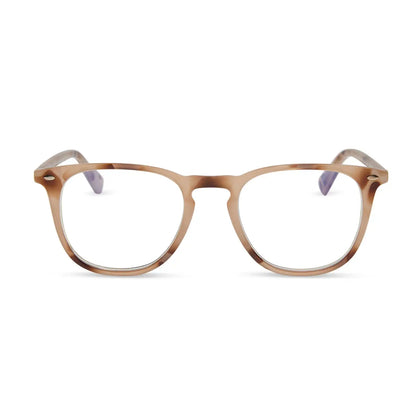 GRIFFIN - CREAM TORTOISE + BLUE LIGHT READERS