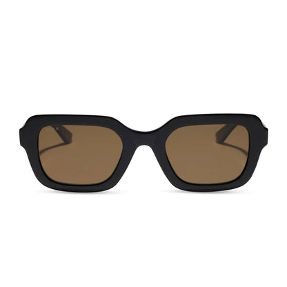 GWYNN - BLACK + BROWN + POLARIZED + SUNGLASSES