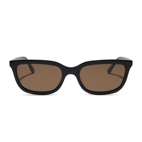 HANNAH - BLACK + BROWN + POLARIZED SUNGLASSES