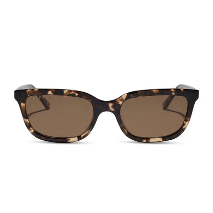 HANNAH - ESPRESSO TORTOISE + BROWN + POLARIZED SUNGLASSES
