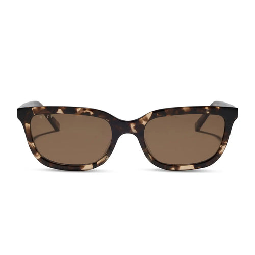 HANNAH - ESPRESSO TORTOISE + BROWN + POLARIZED SUNGLASSES