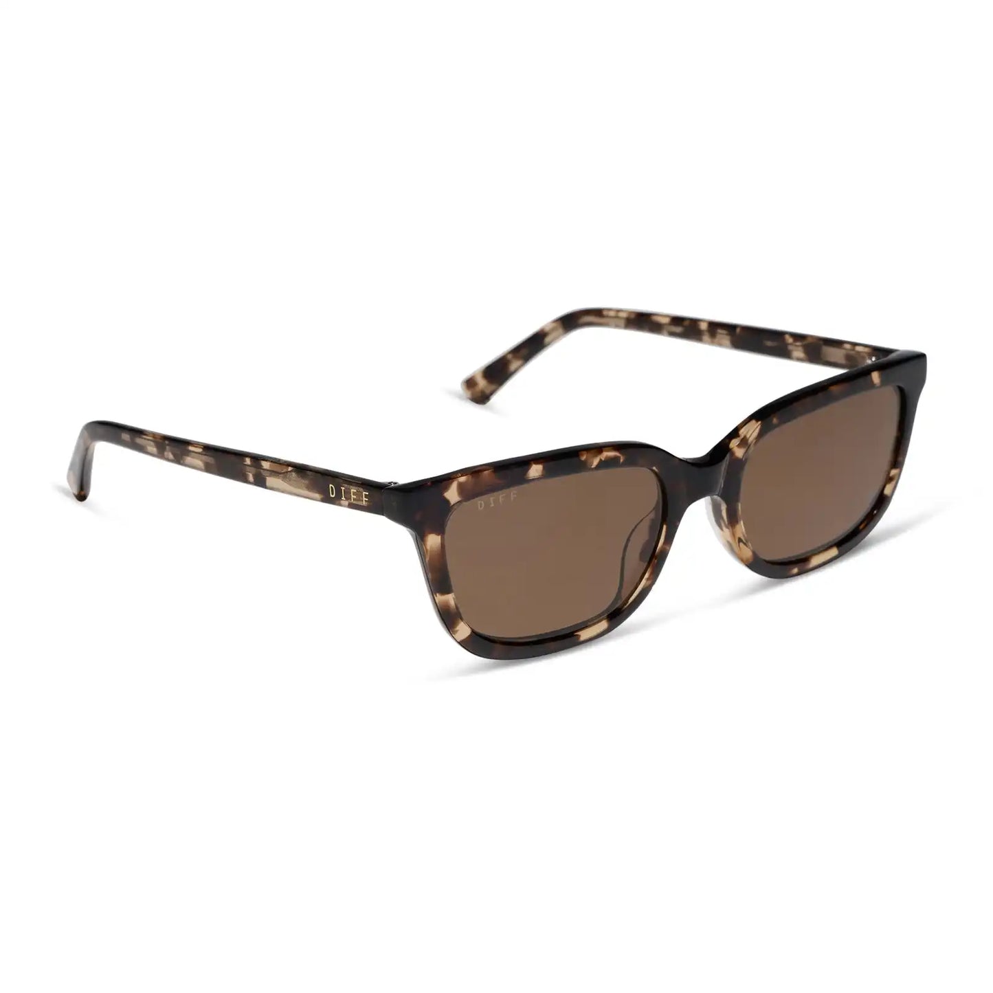 HANNAH - ESPRESSO TORTOISE + BROWN + POLARIZED SUNGLASSES