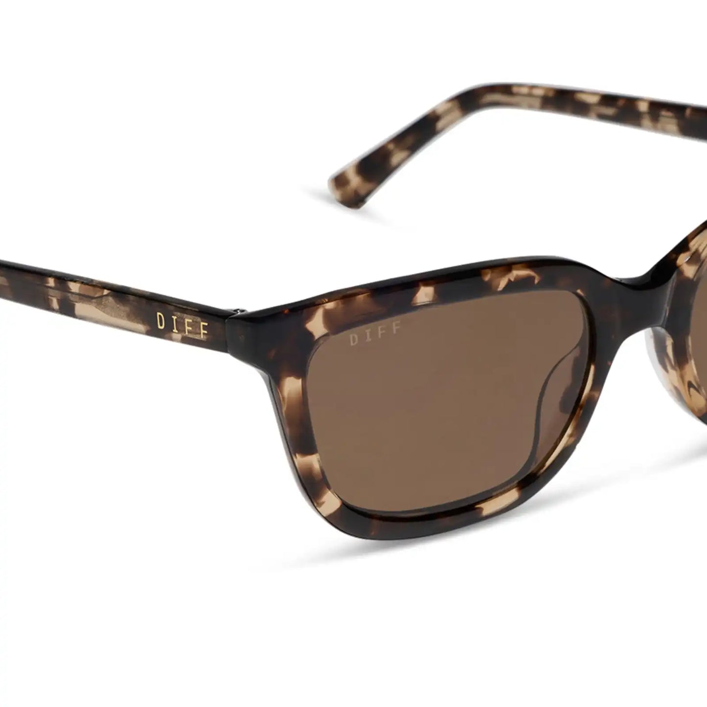 HANNAH - ESPRESSO TORTOISE + BROWN + POLARIZED SUNGLASSES