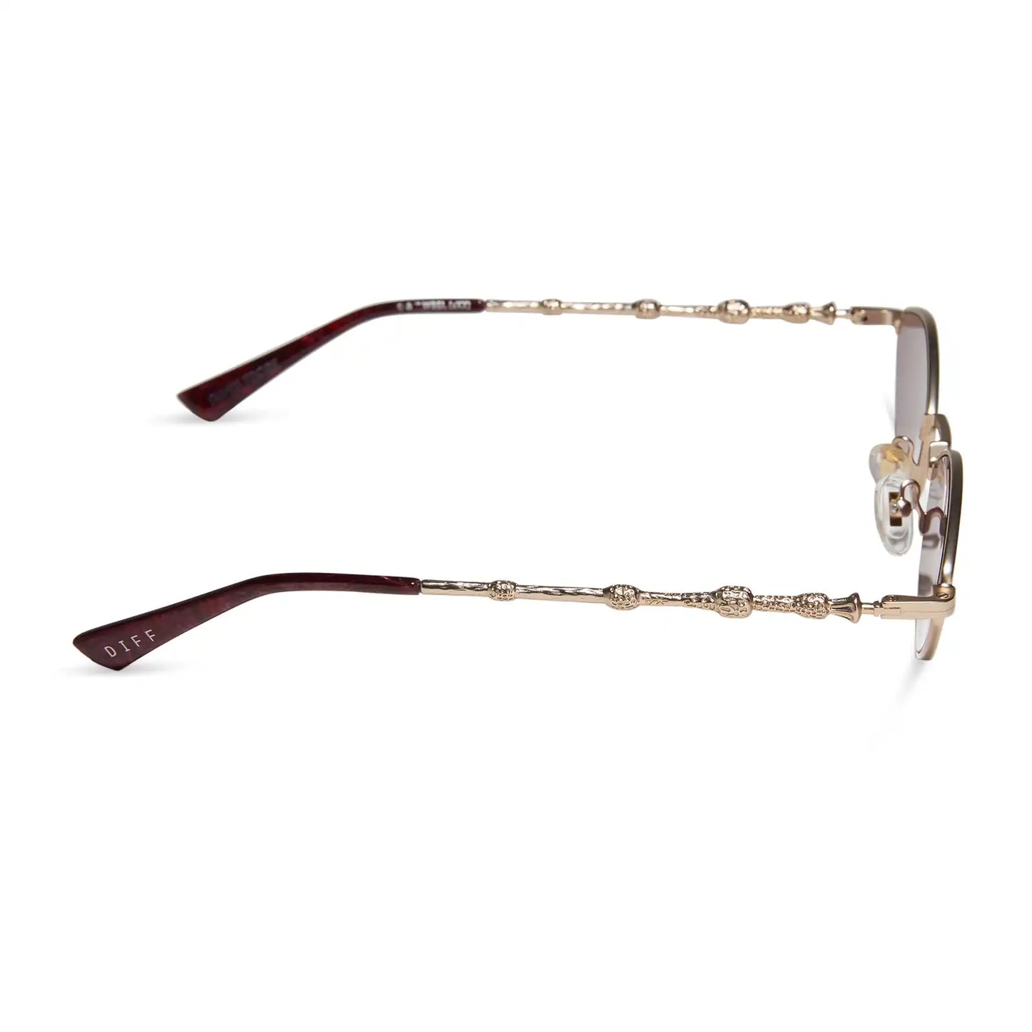 DUMBLEDORE™ - GOLD ARCANUM + ENCHANTING AUBERGINE SUNGLASSES