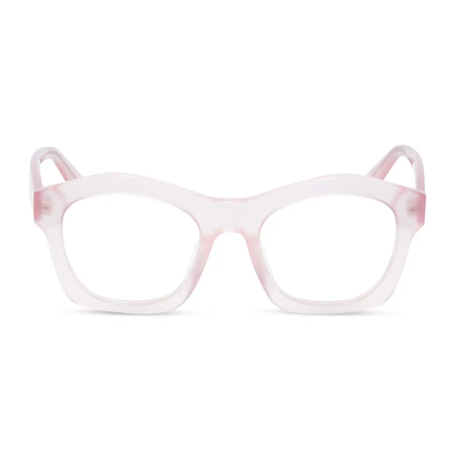 HAYDEN - ROSE TEA PINK + GLASSES