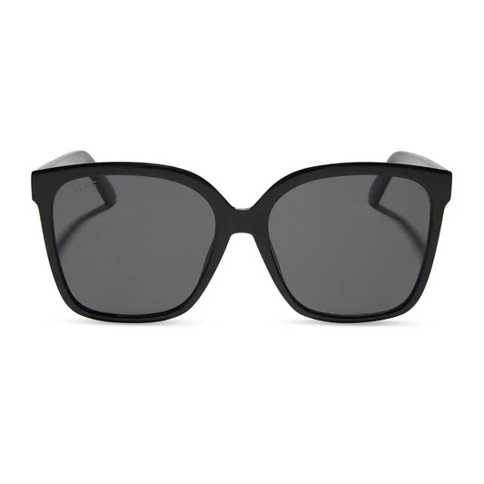 HAZEL - BLACK + GREY SUNGLASSES