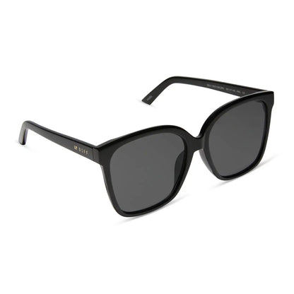 HAZEL - BLACK + GREY SUNGLASSES