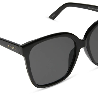 HAZEL - BLACK + GREY SUNGLASSES