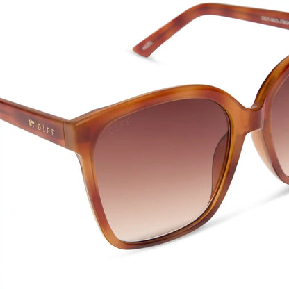 HAZEL - MAPLE TORTOISE + BROWN GRADIENT SUNGLASSES