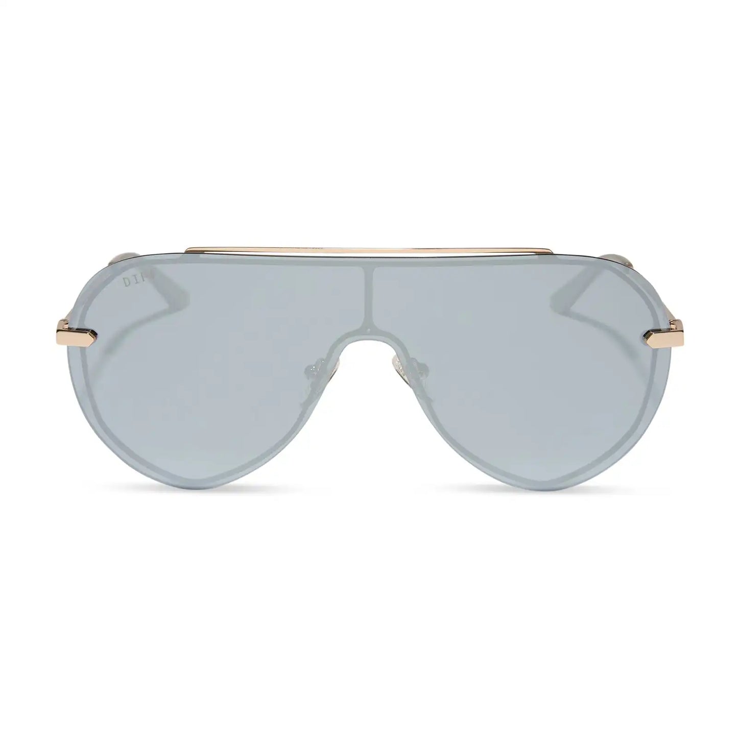 IMANI - GOLD + SILVER MIRROR SUNGLASSES