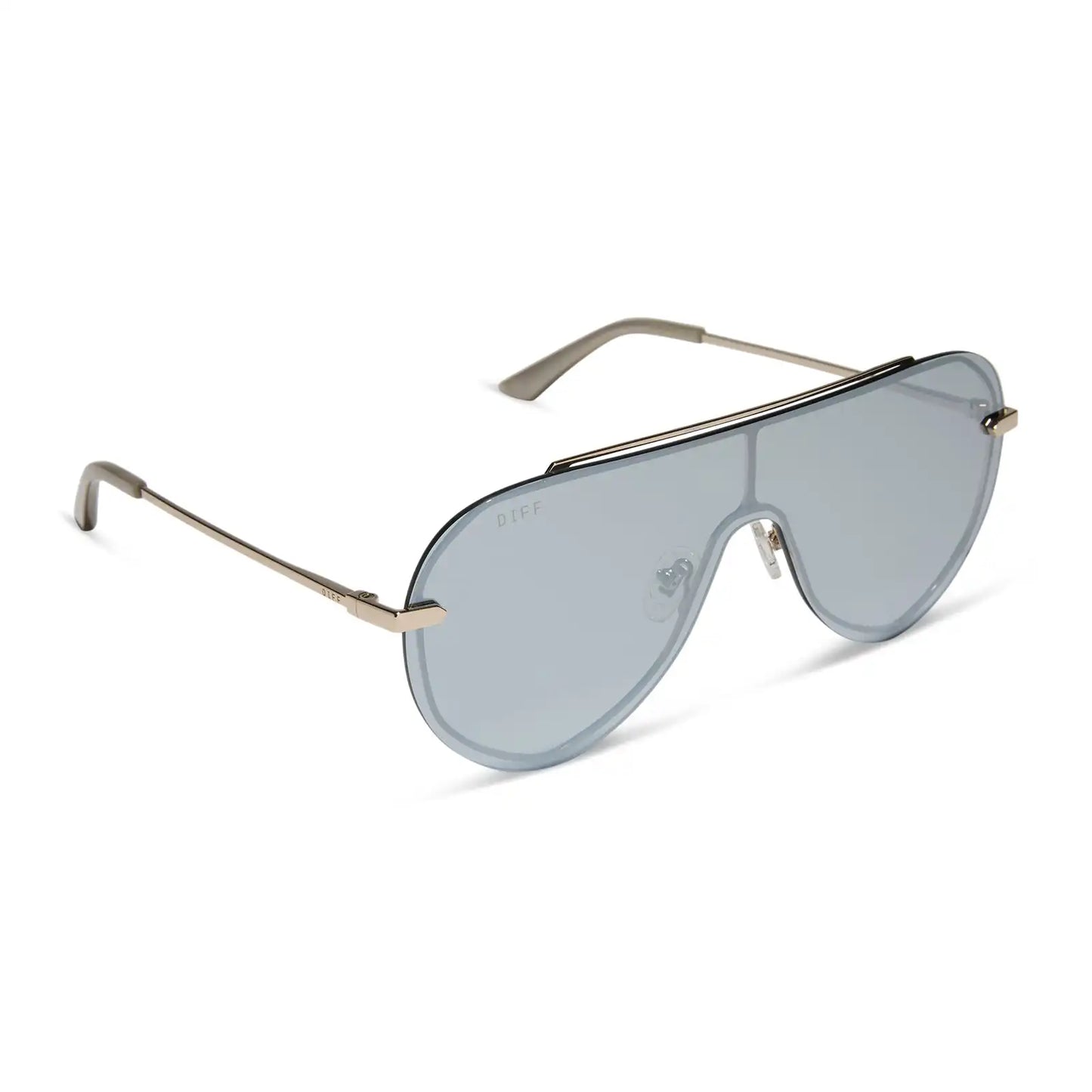 IMANI - GOLD + SILVER MIRROR SUNGLASSES