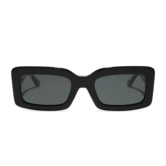 INDY - BLACK + GREY + POLARIZED SUNGLASSES