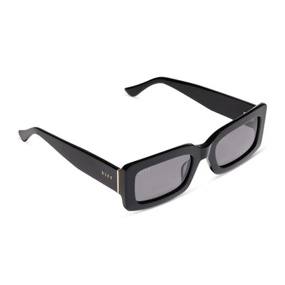 INDY - BLACK + GREY + POLARIZED SUNGLASSES