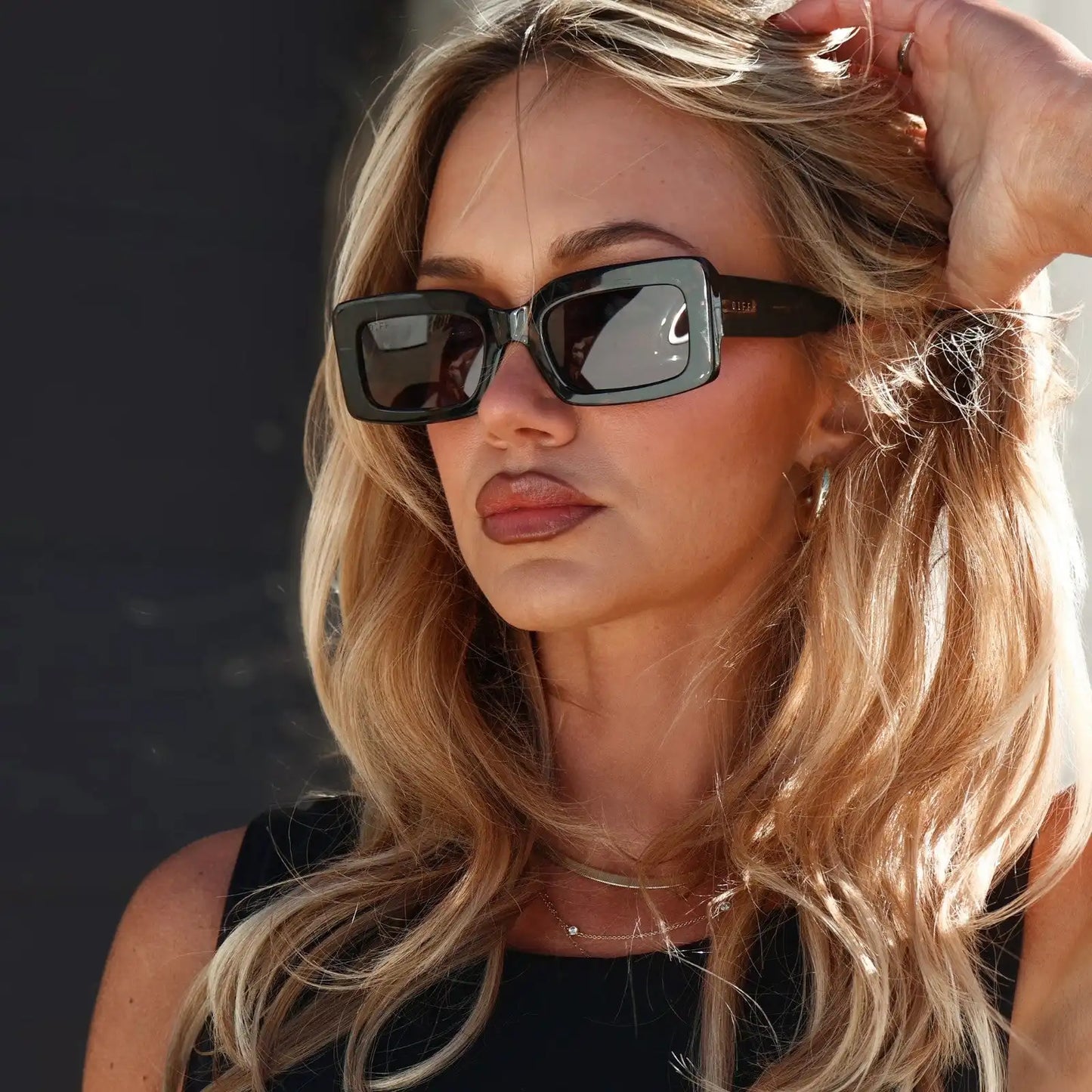 INDY - BLACK + GREY + POLARIZED SUNGLASSES