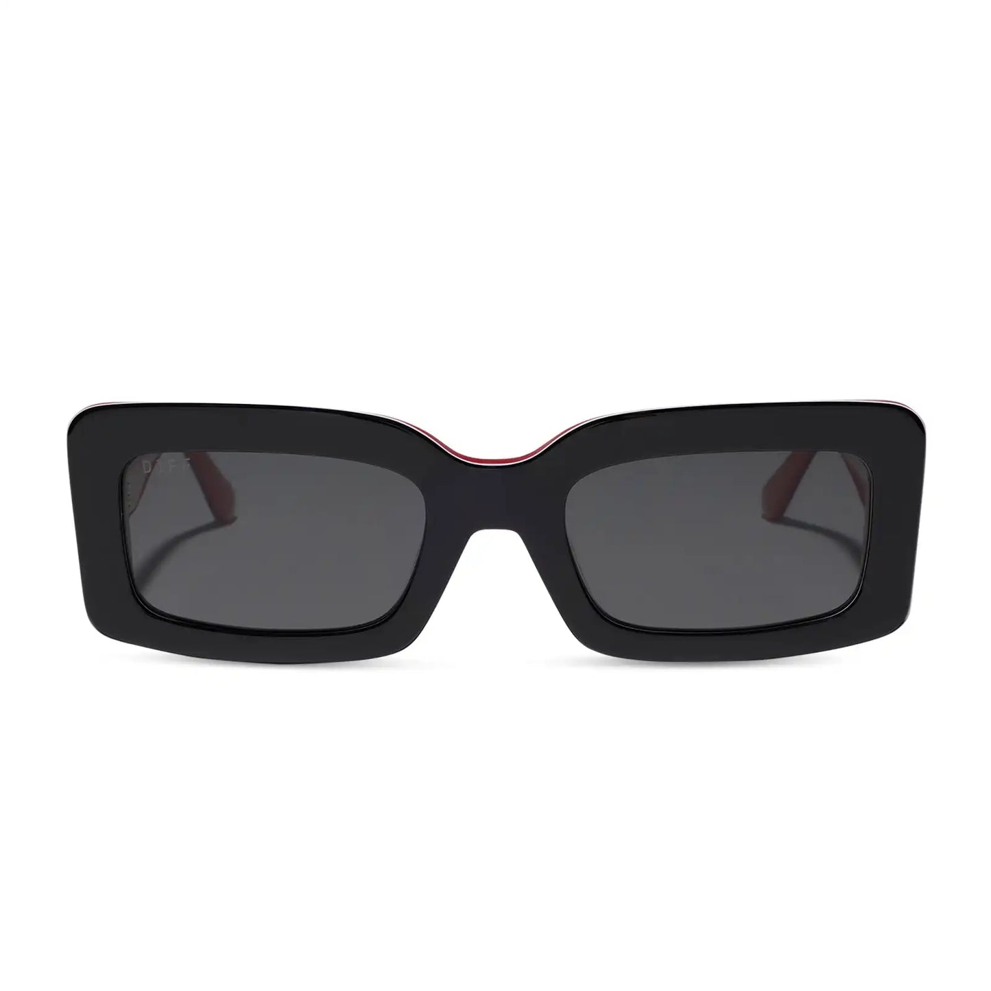 INDY - BLACK, WHITE & RED + GREY + POLARIZED + SUNGLASSES
