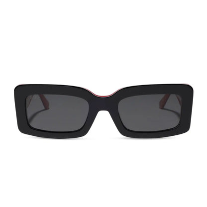 INDY - BLACK, WHITE & RED + GREY + POLARIZED + SUNGLASSES