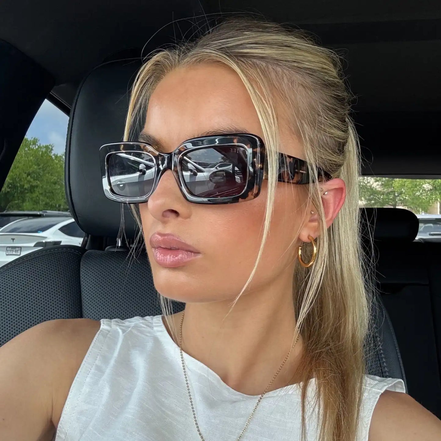 INDY - ESPRESSO TORTOISE + GREY SUNGLASSES