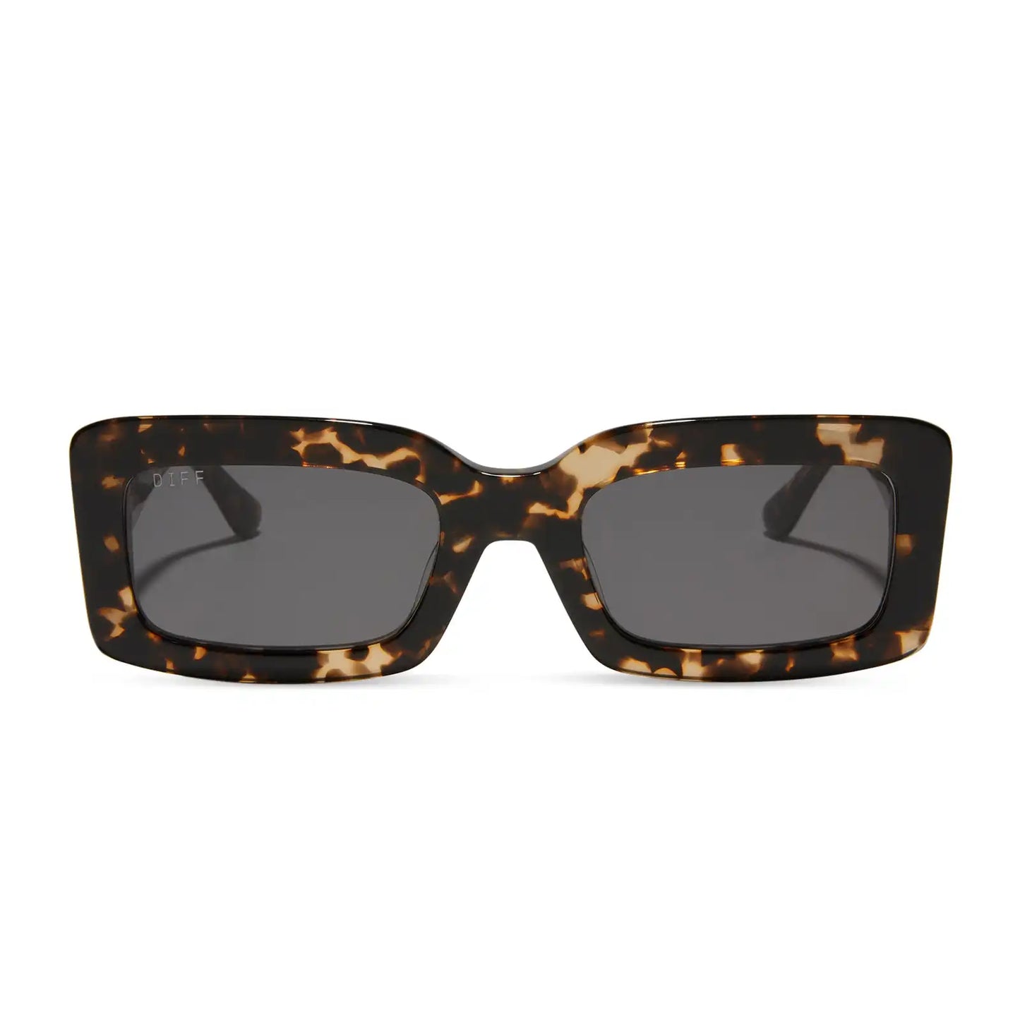 INDY - ESPRESSO TORTOISE + GREY SUNGLASSES