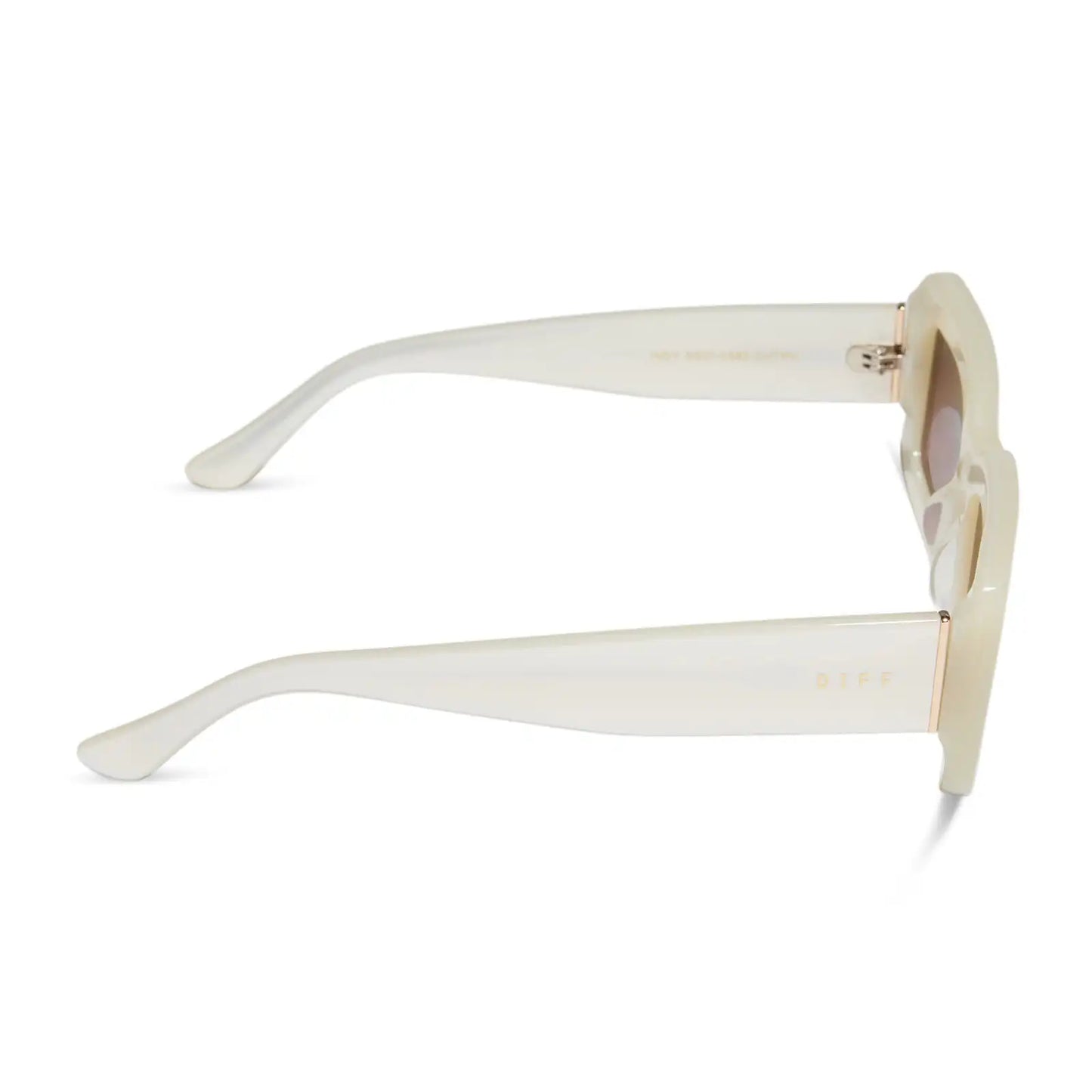 INDY - OPALINE + TAUPE MIRROR SUNGLASSES