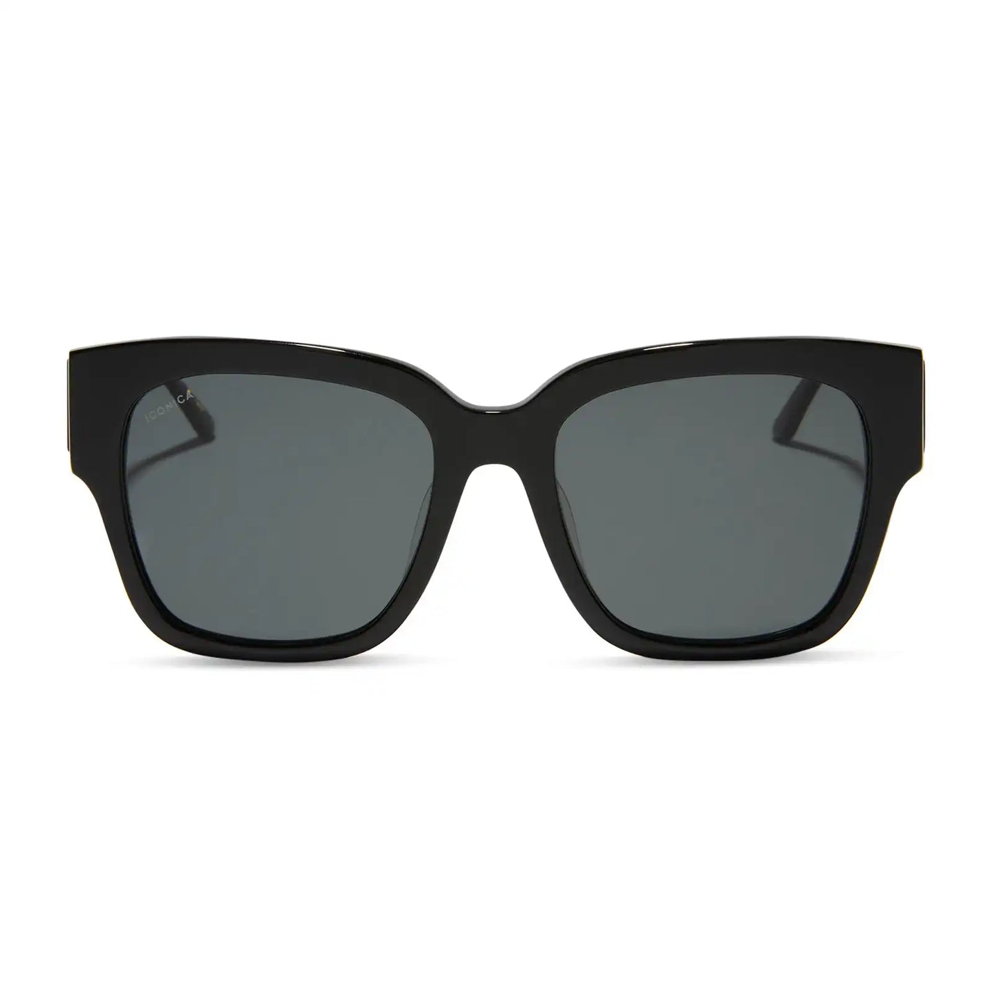 ISABELLA - BLACK + GREY POLARIZED SUNGLASSES