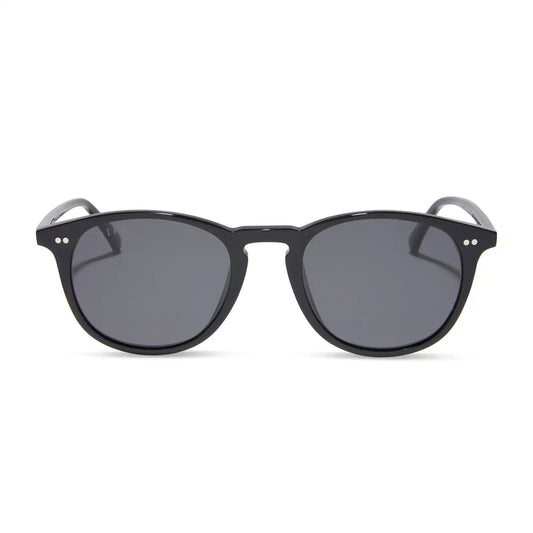 JAXSON XL - BLACK + GREY POLARIZED SUNGLASSES